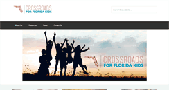 Desktop Screenshot of crossroadsfloridakids.org